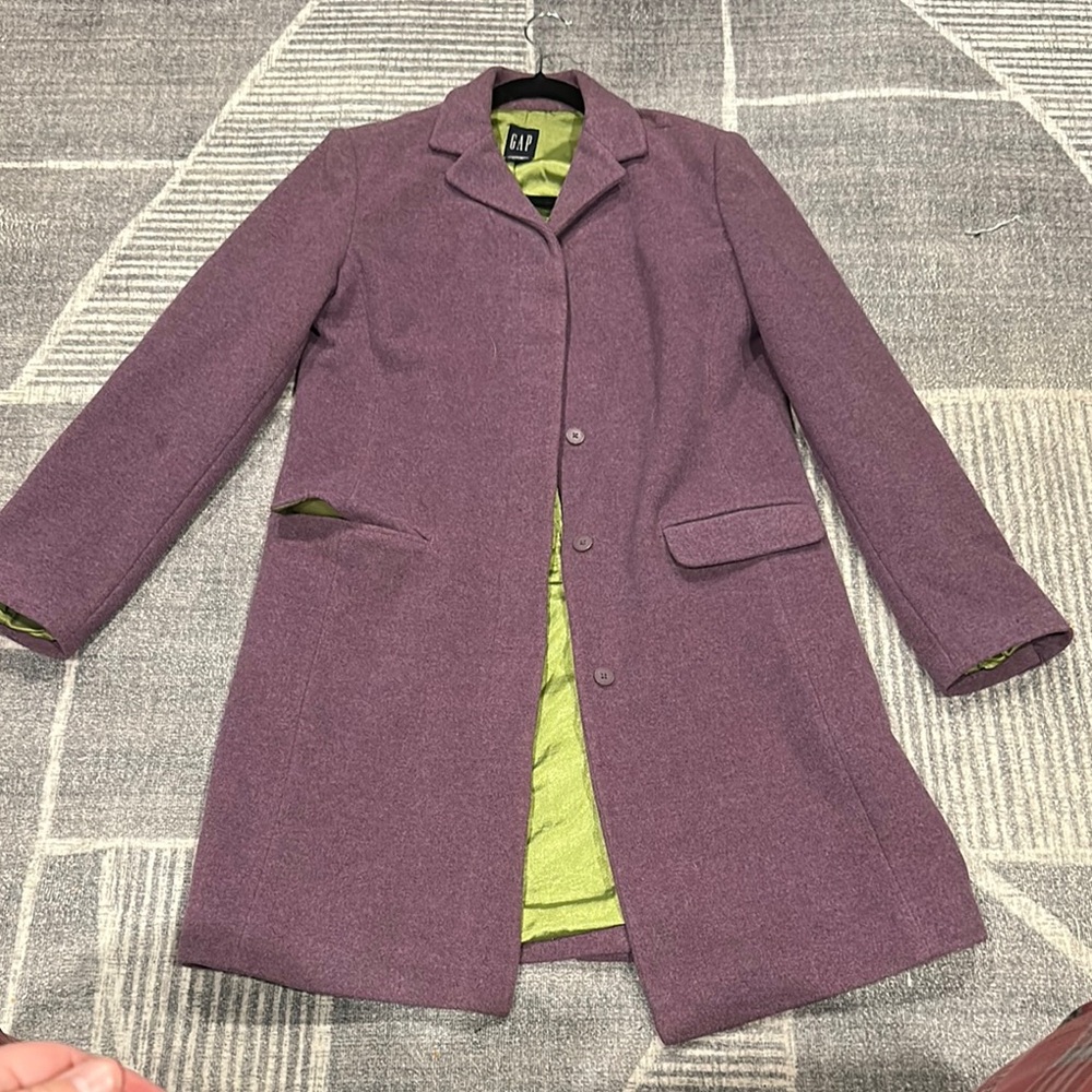 GAP Women's Plum Trench Coat